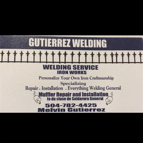 gutierrez metal fabrication new orleans|Liberty Welding & Iron Works Co .